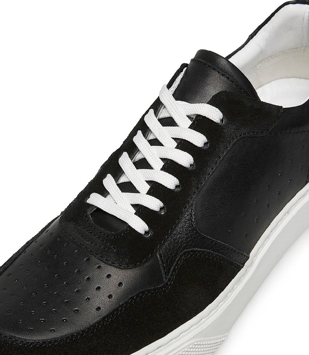 Loriblu Sneaker in pelle e camoscio nero 2025