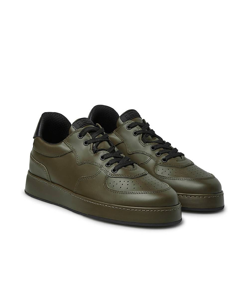 Loriblu Sneakers in pelle verde e nera ACQUISTA ORA