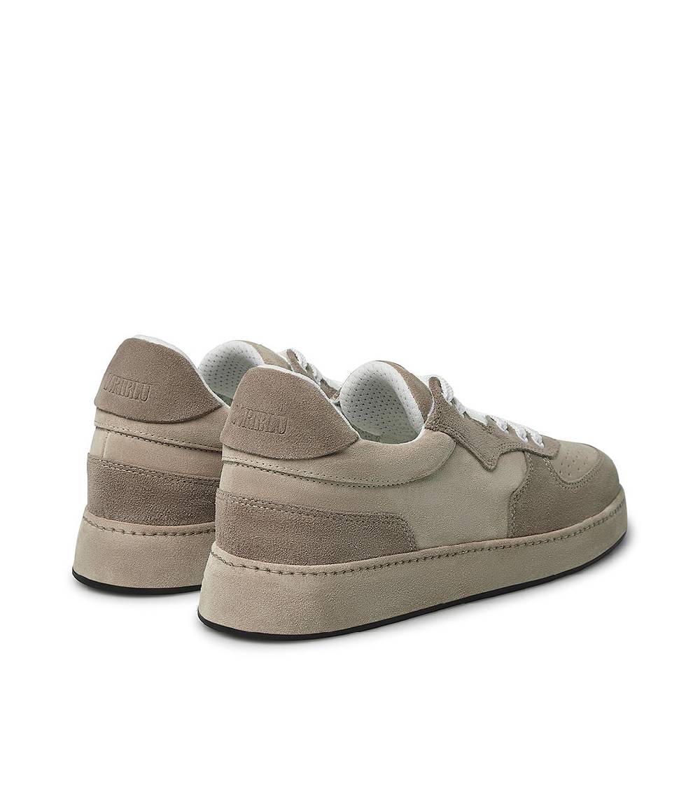 Loriblu Sneakers in velour corda e beige Qualità