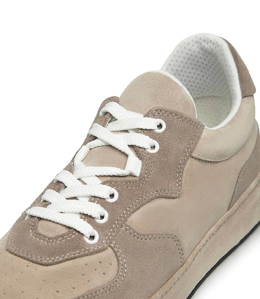 Loriblu Sneakers in velour corda e beige Qualità
