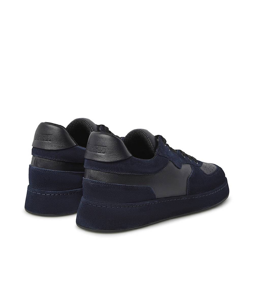 Loriblu Sneakers in nappa e camoscio blu scuro Pezzi Unici