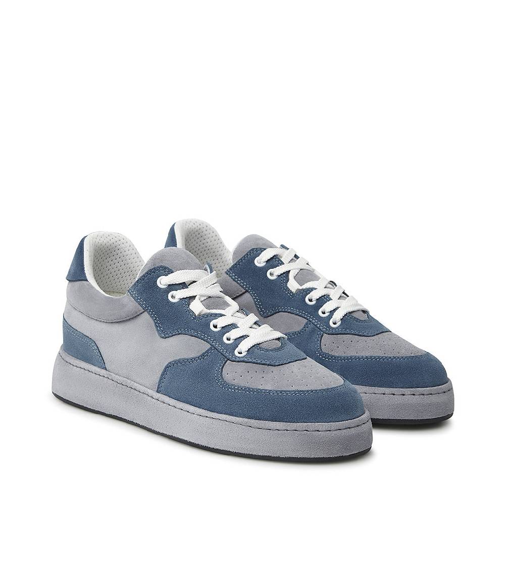 Loriblu Sneakers in pelle scamosciata blu e grigio Soddisfazione Garantita