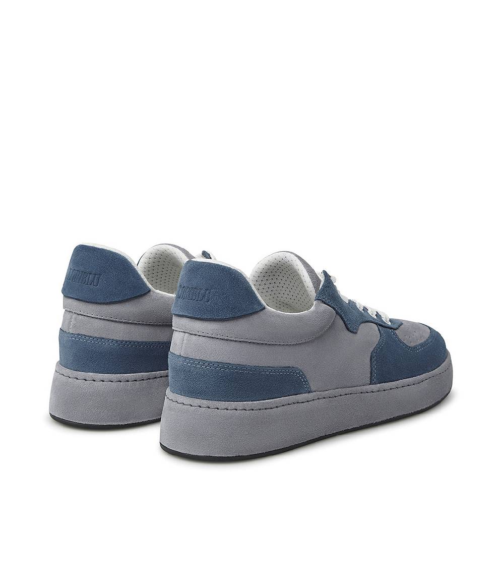Loriblu Sneakers in pelle scamosciata blu e grigio Soddisfazione Garantita
