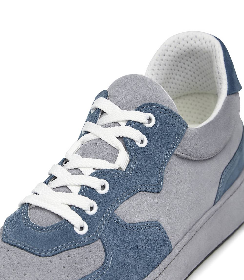Loriblu Sneakers in pelle scamosciata blu e grigio Soddisfazione Garantita