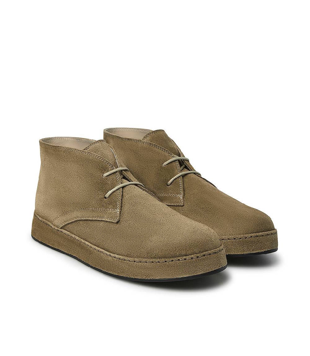 Loriblu Polacchini in pelle scamosciata beige Discount Store per i nuovi prodotti