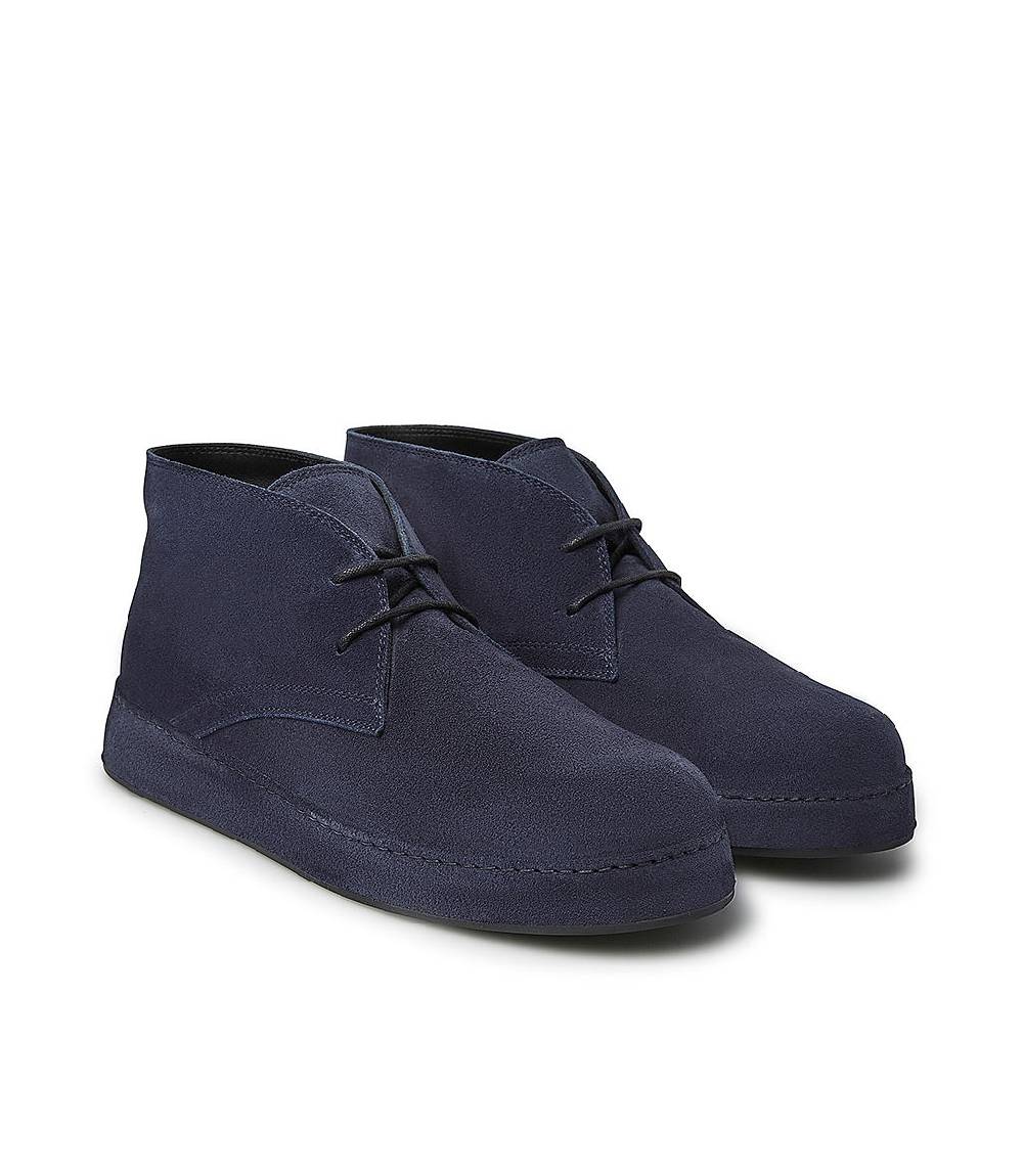 Loriblu Polacchini in pelle scamosciata blu Super sconto