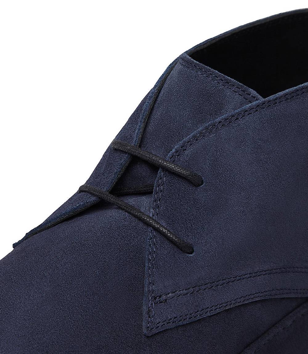 Loriblu Polacchini in pelle scamosciata blu Super sconto