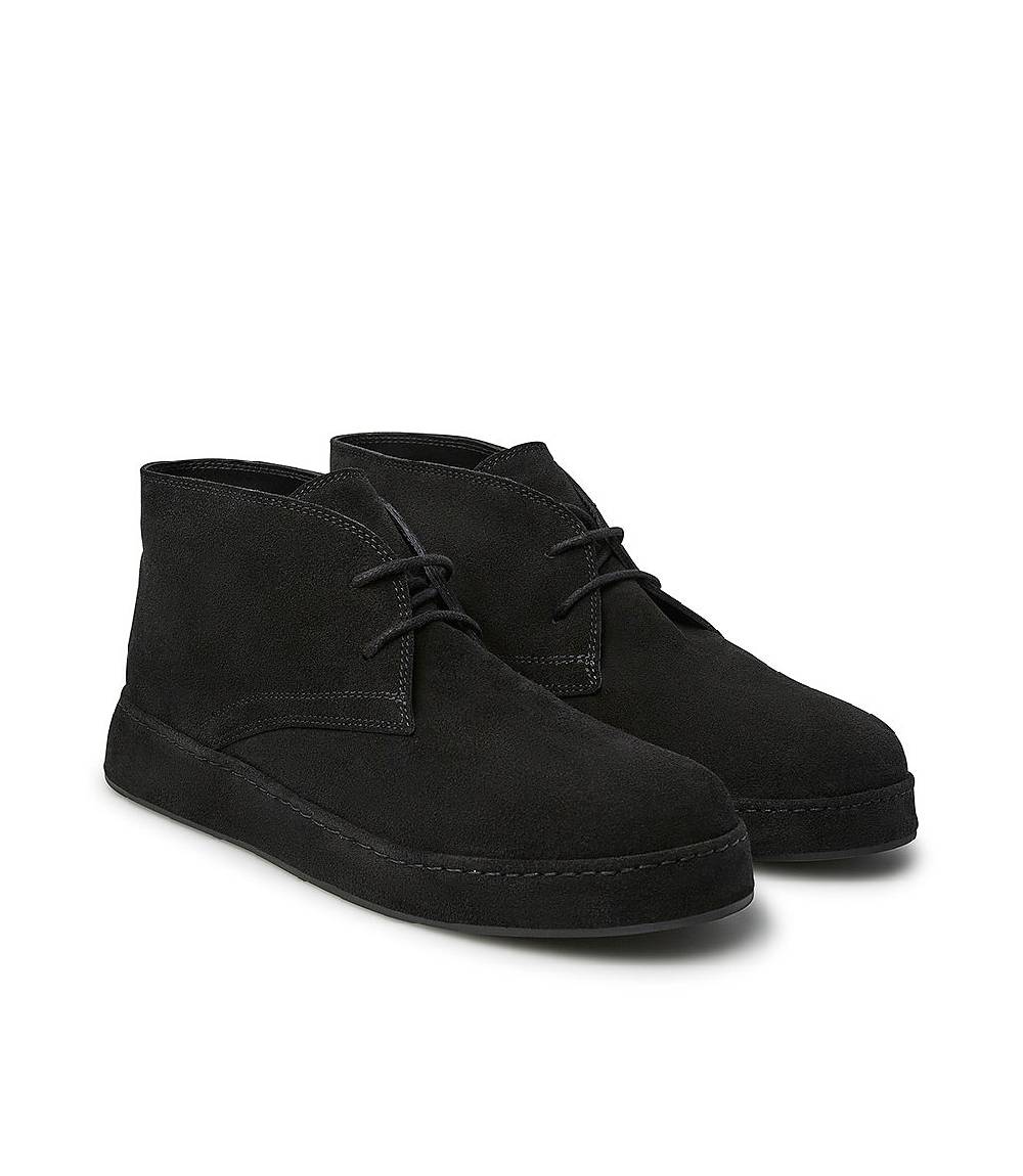 Loriblu Polacchini in pelle scamosciata nera 50% di sconto con spedizione gratuita
