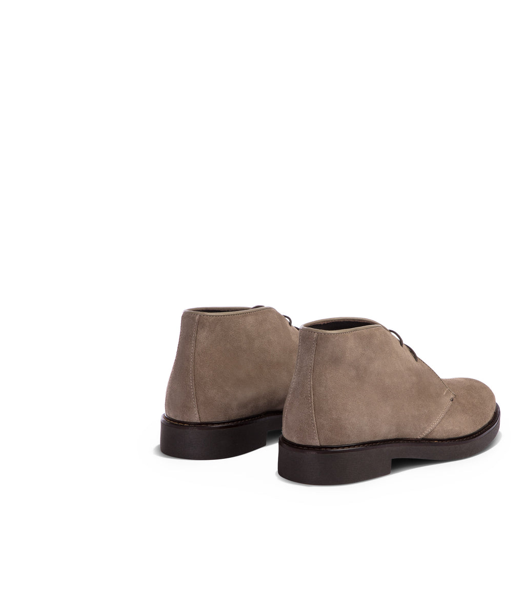 Loriblu Polacchini in camoscio beige Officina