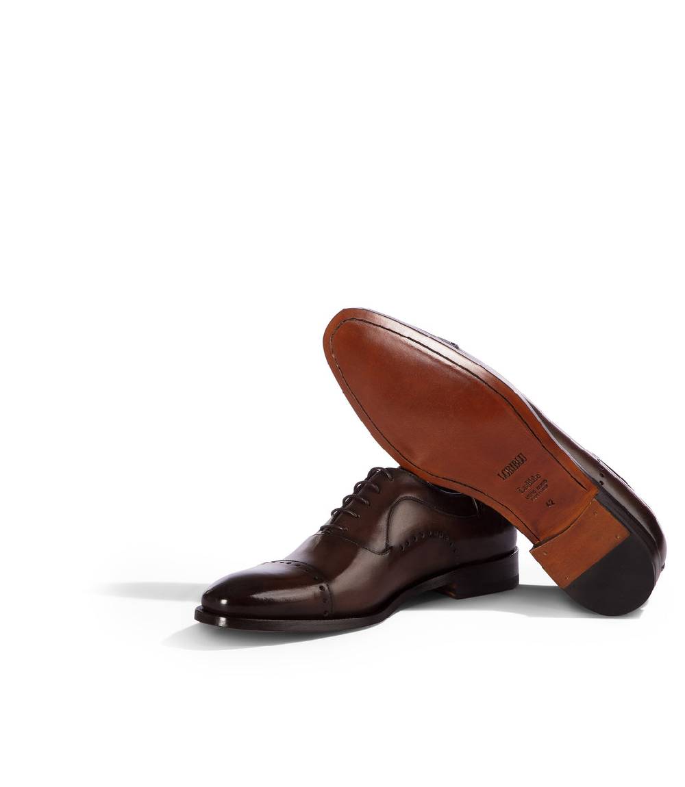 Loriblu Oxford in pelle marrone brogue 50% di sconto per tempo limitato