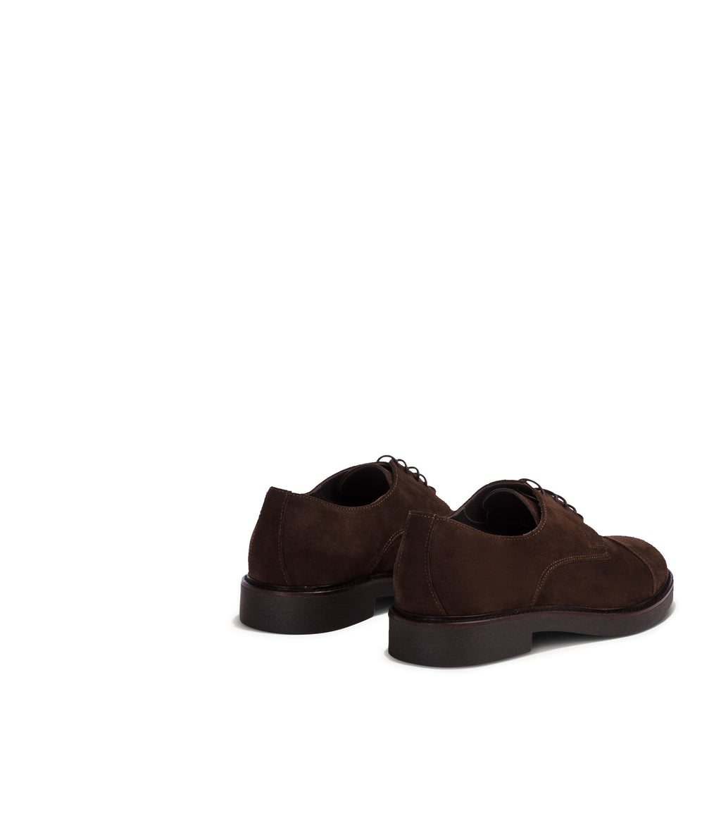 Loriblu Derby in camoscio marrone In Linea