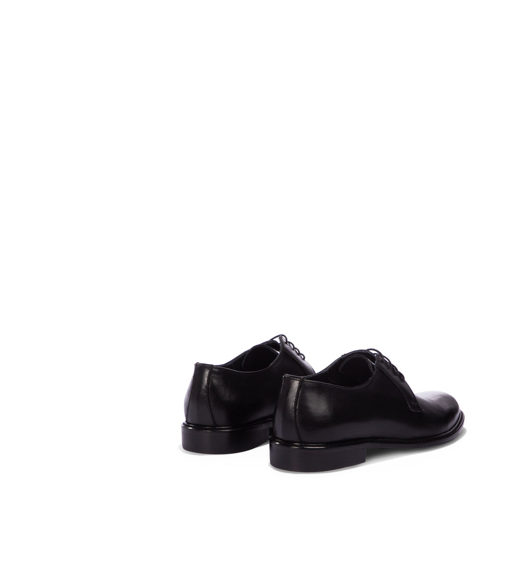 Loriblu Stringate derby in pelle nera Qualità Garantita