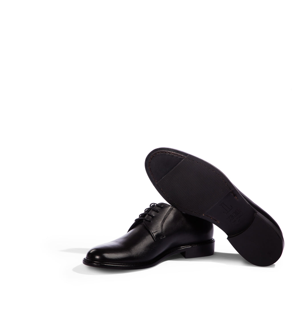 Loriblu Stringate derby in pelle nera Qualità Garantita