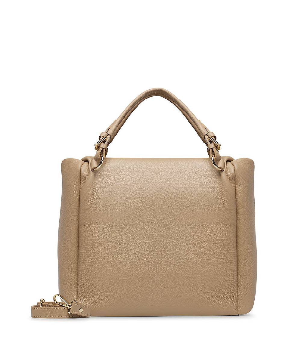Loriblu Borsa beige in pelle martellata Sconto