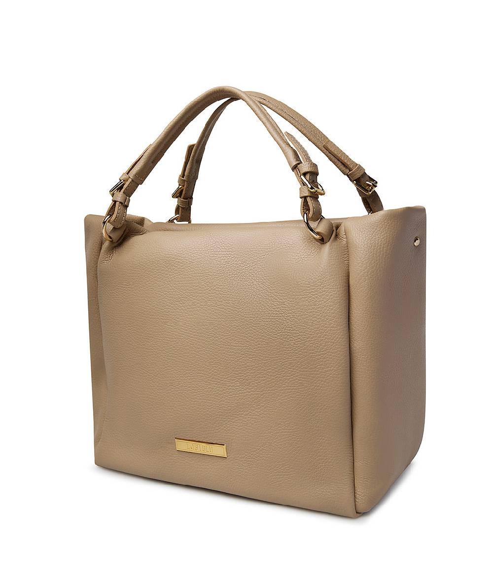 Loriblu Borsa beige in pelle martellata Sconto