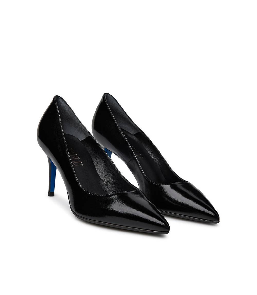 Loriblu Décolleté in pelle lucida nero Offerta