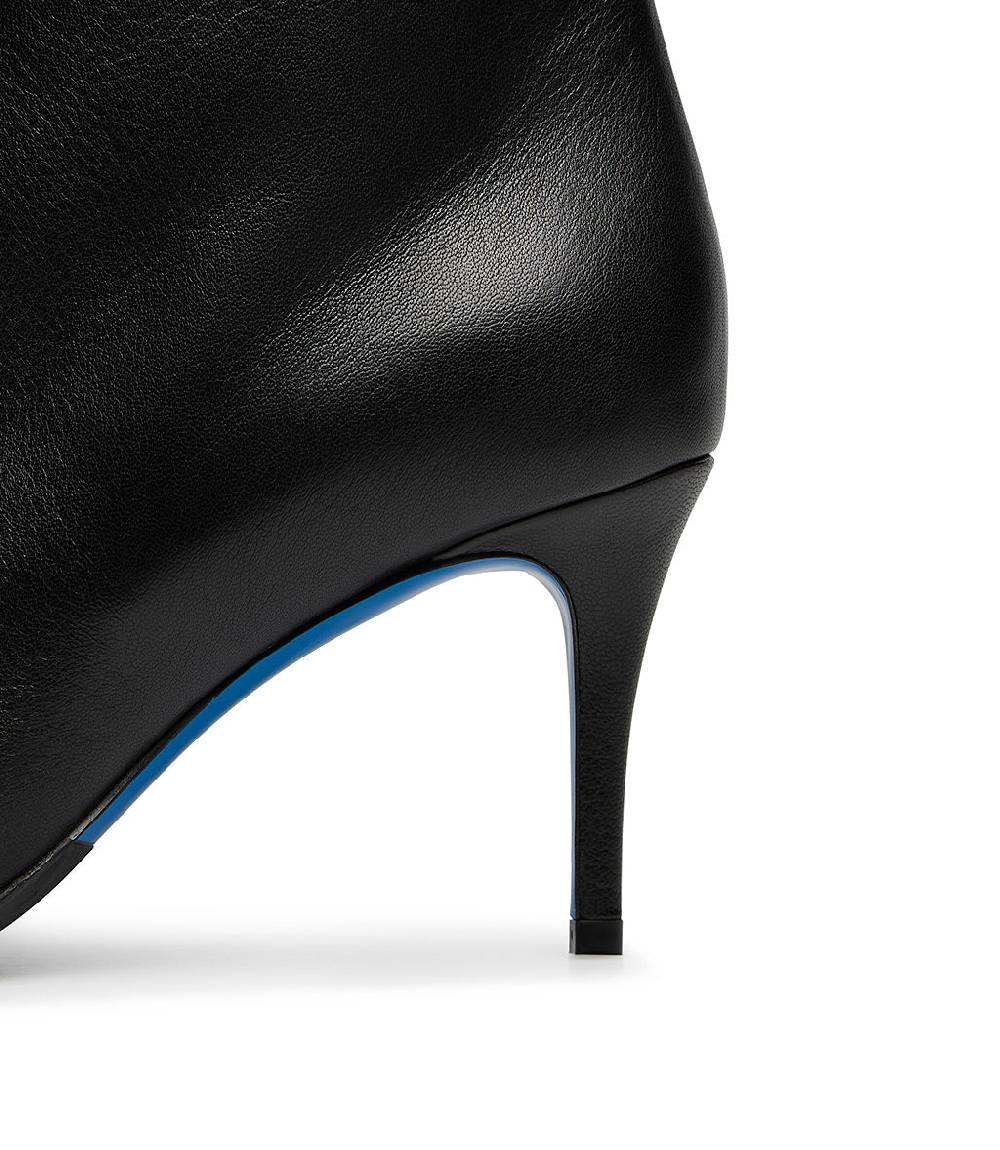Loriblu Stivaletti in nappa nera In Vendita