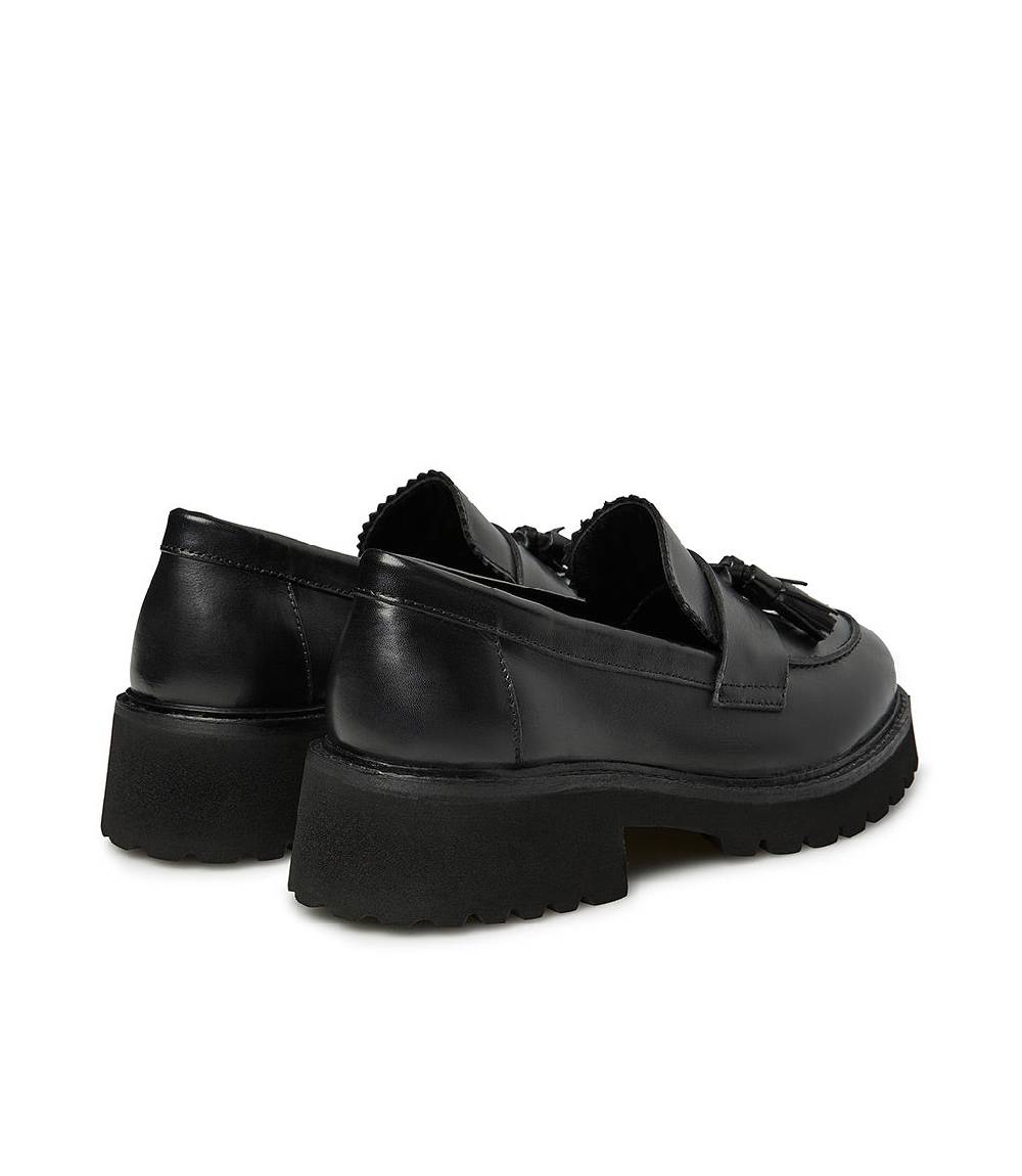 Loriblu Mocassini in nappa nera con nappine Flash Sale