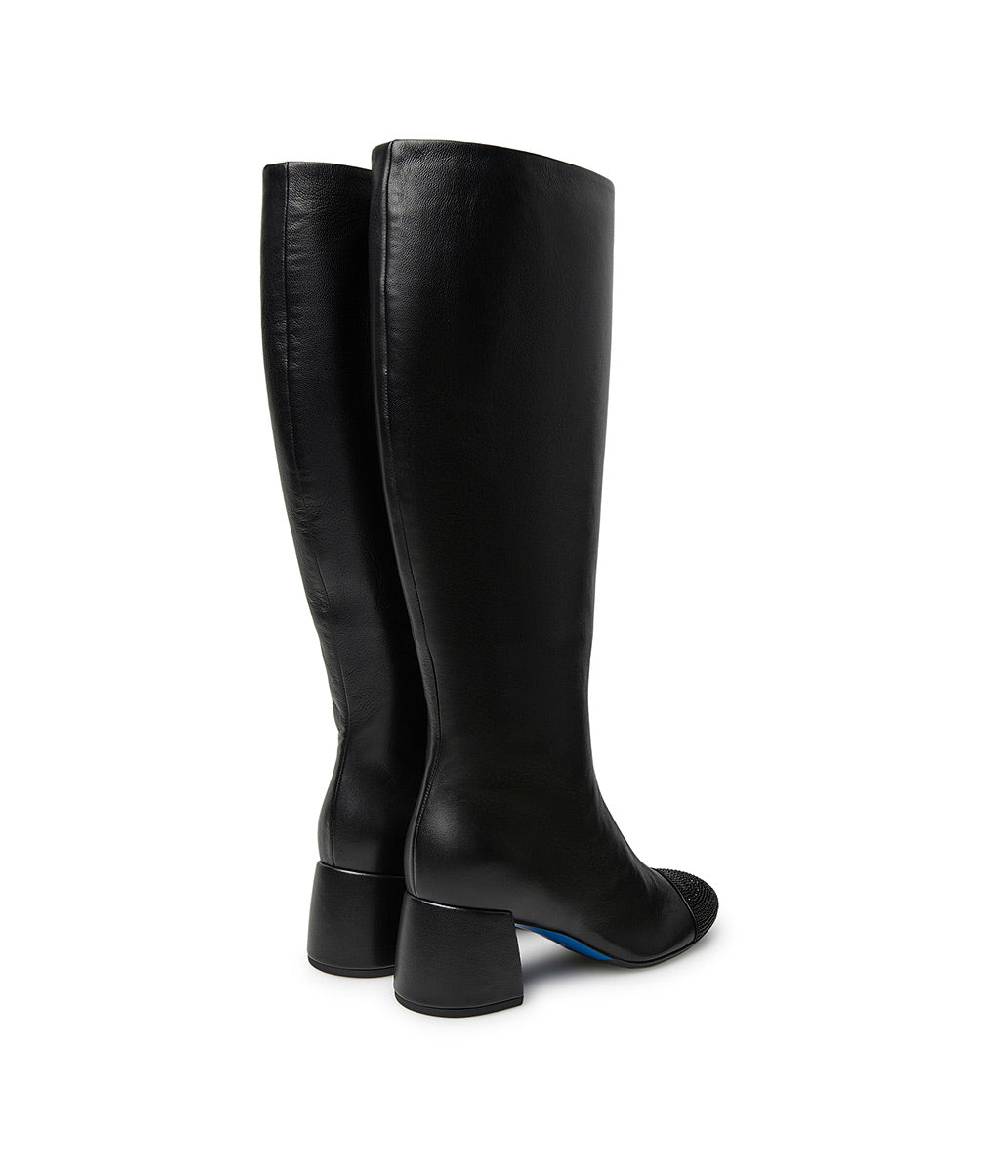 Loriblu Stivale in nappa nera con cristalli Cyber Monday