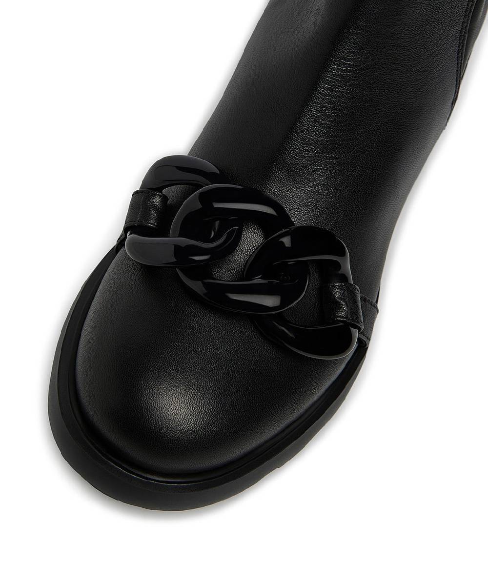 Loriblu Stivaletto in nappa nera con accessorio Offerta San Valentino