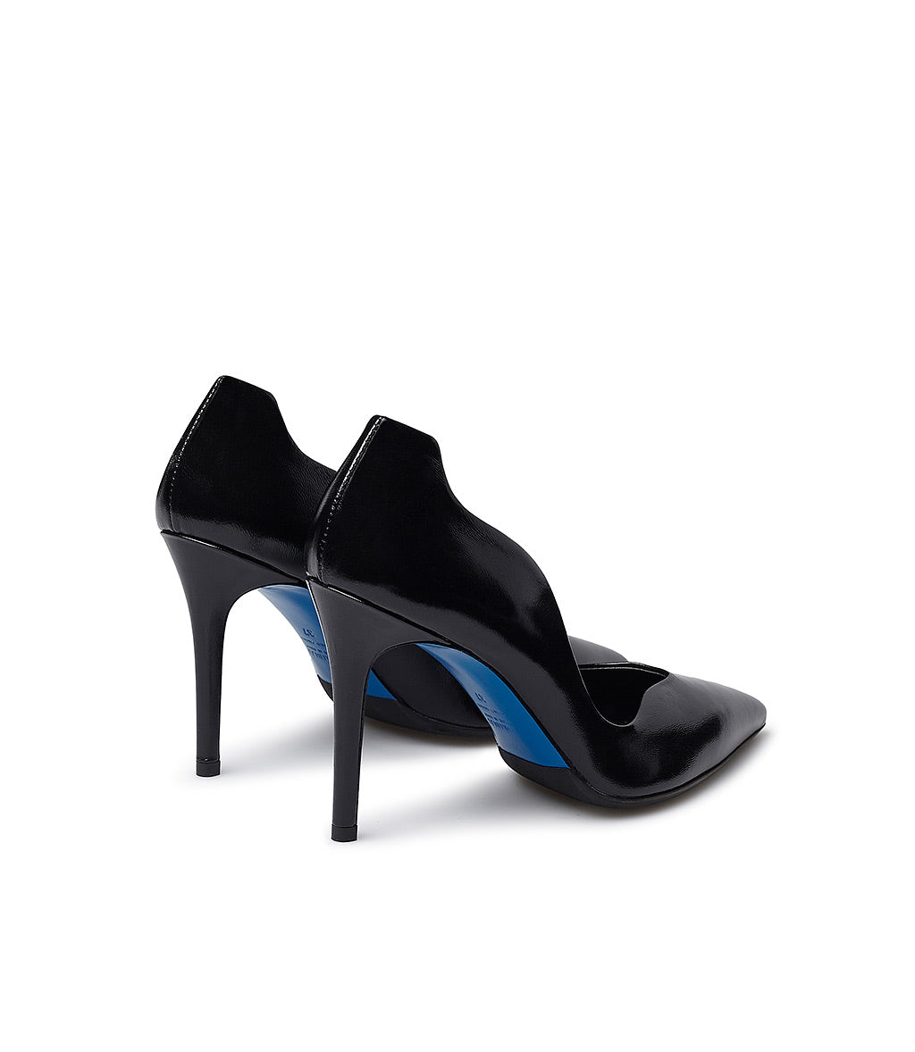 Loriblu Décolleté onda in pelle lucida nera Nuovi prodotti