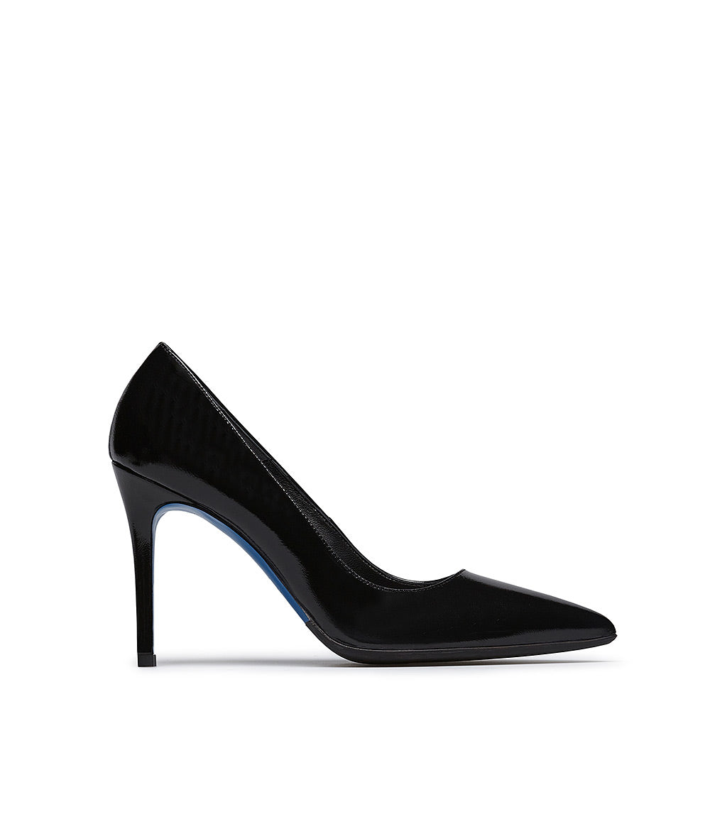 Loriblu Décolleté in pelle lucida nero Offerte speciali