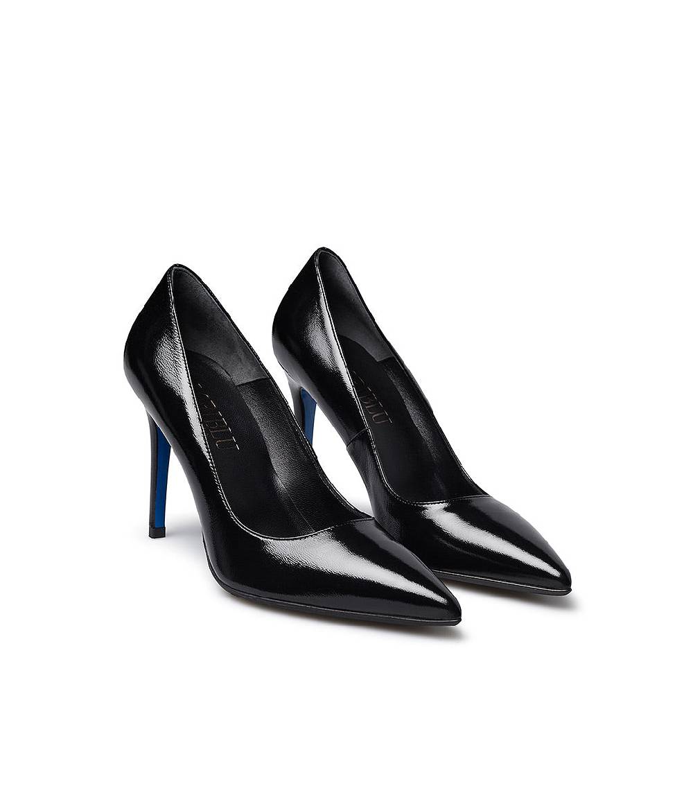 Loriblu Décolleté in pelle lucida nero Offerte speciali
