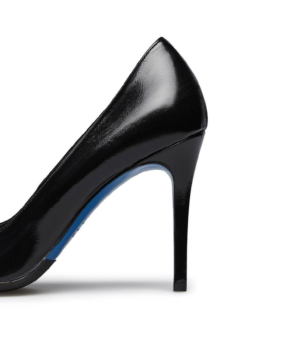 Loriblu Décolleté in pelle lucida nero Offerte speciali
