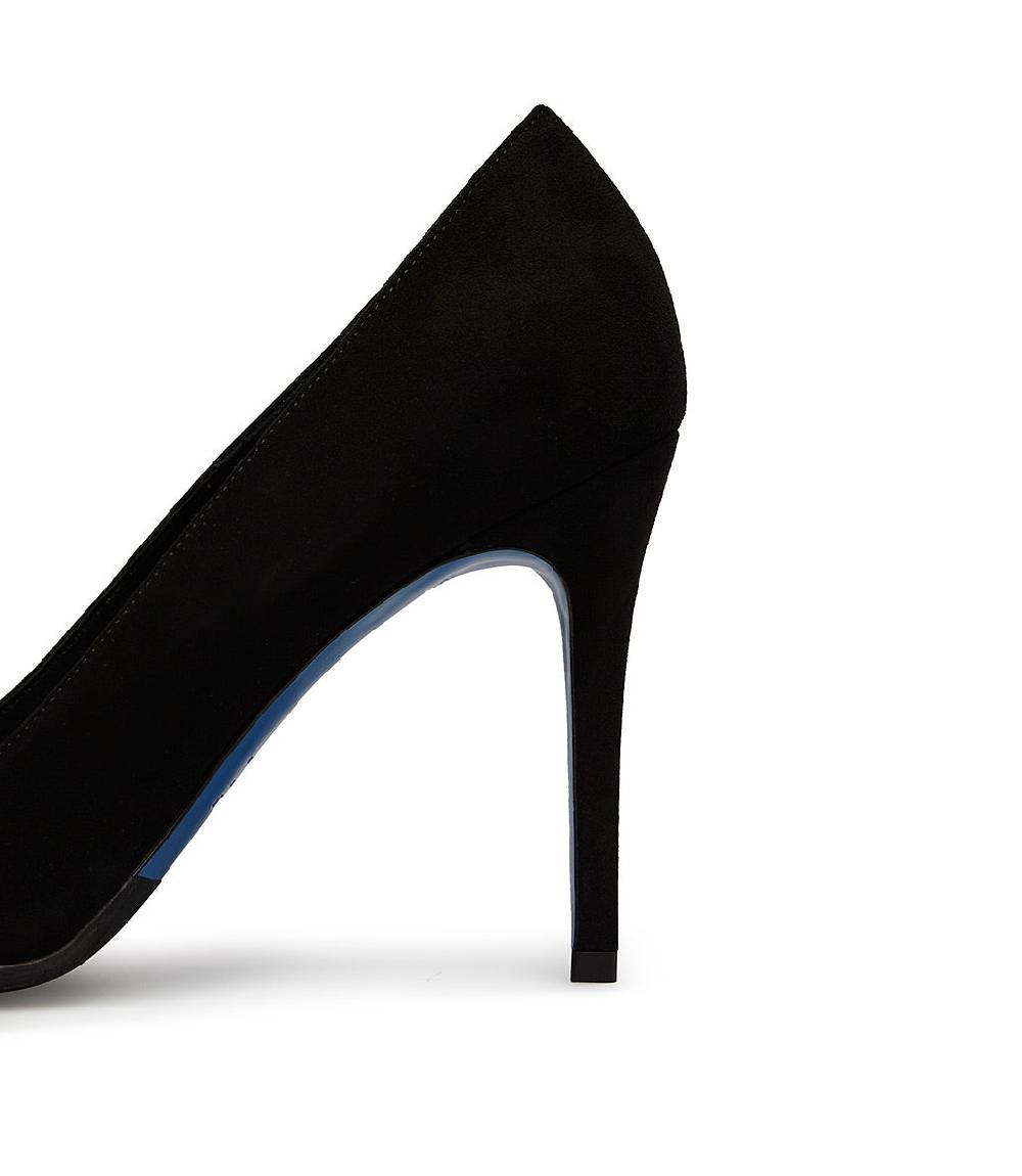 Loriblu Décolleté in nappa nera con cristalli Sconti VIP