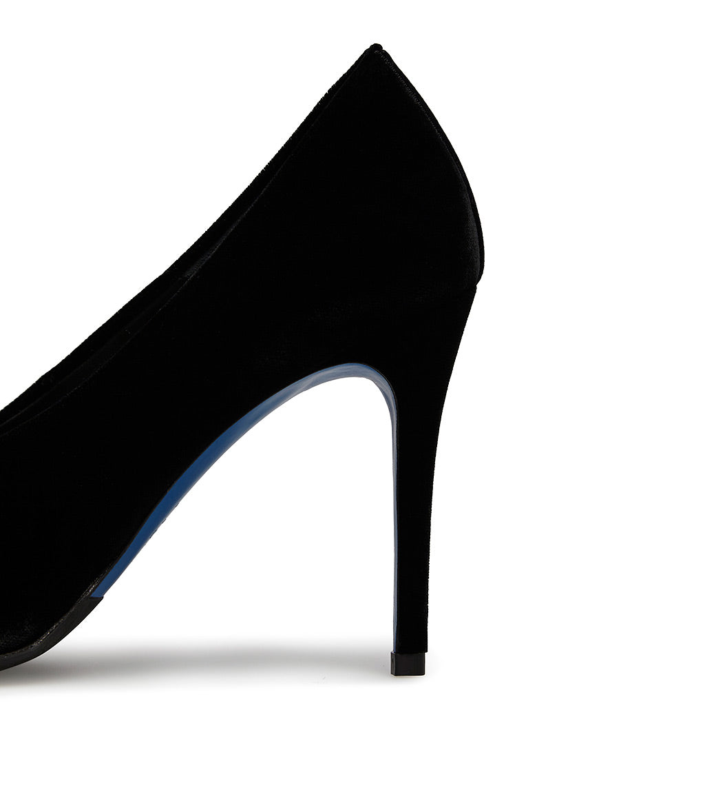 Loriblu Décolleté in velluto nero Prezzo basso