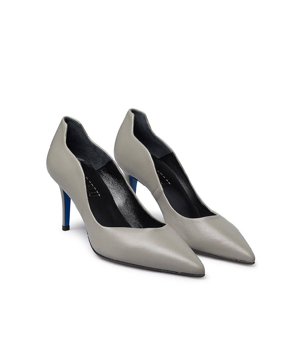 Loriblu Décolleté onda in nappa grigio Super sconto