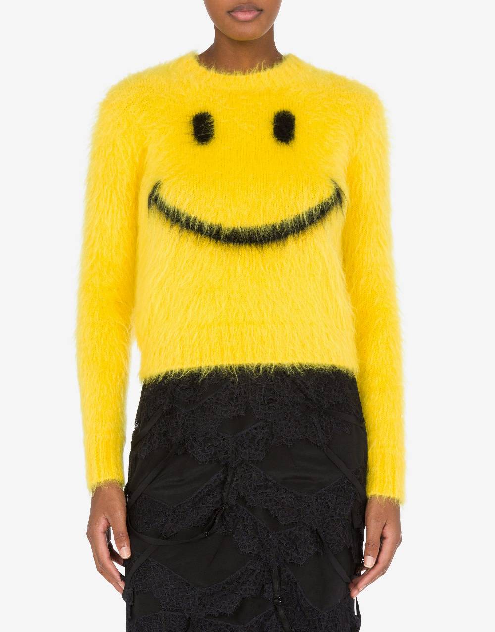 Love Moschino Pullover in mohair garzato Smiley Negozio
