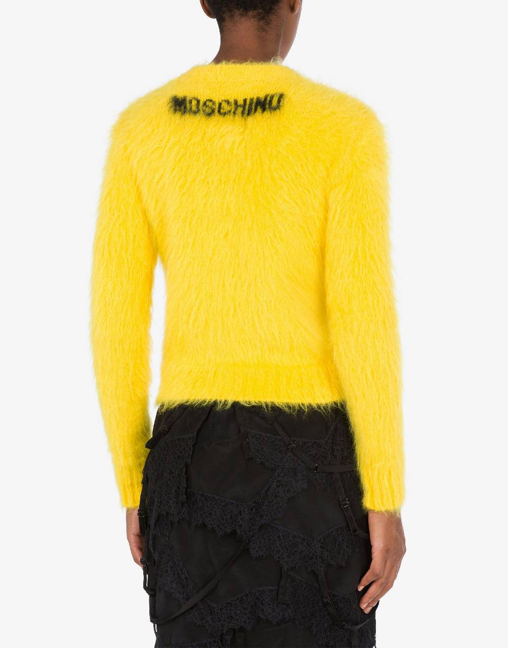 Love Moschino Pullover in mohair garzato Smiley Negozio