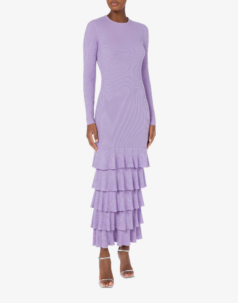 Love Moschino Abito in lana con ruches In Saldo