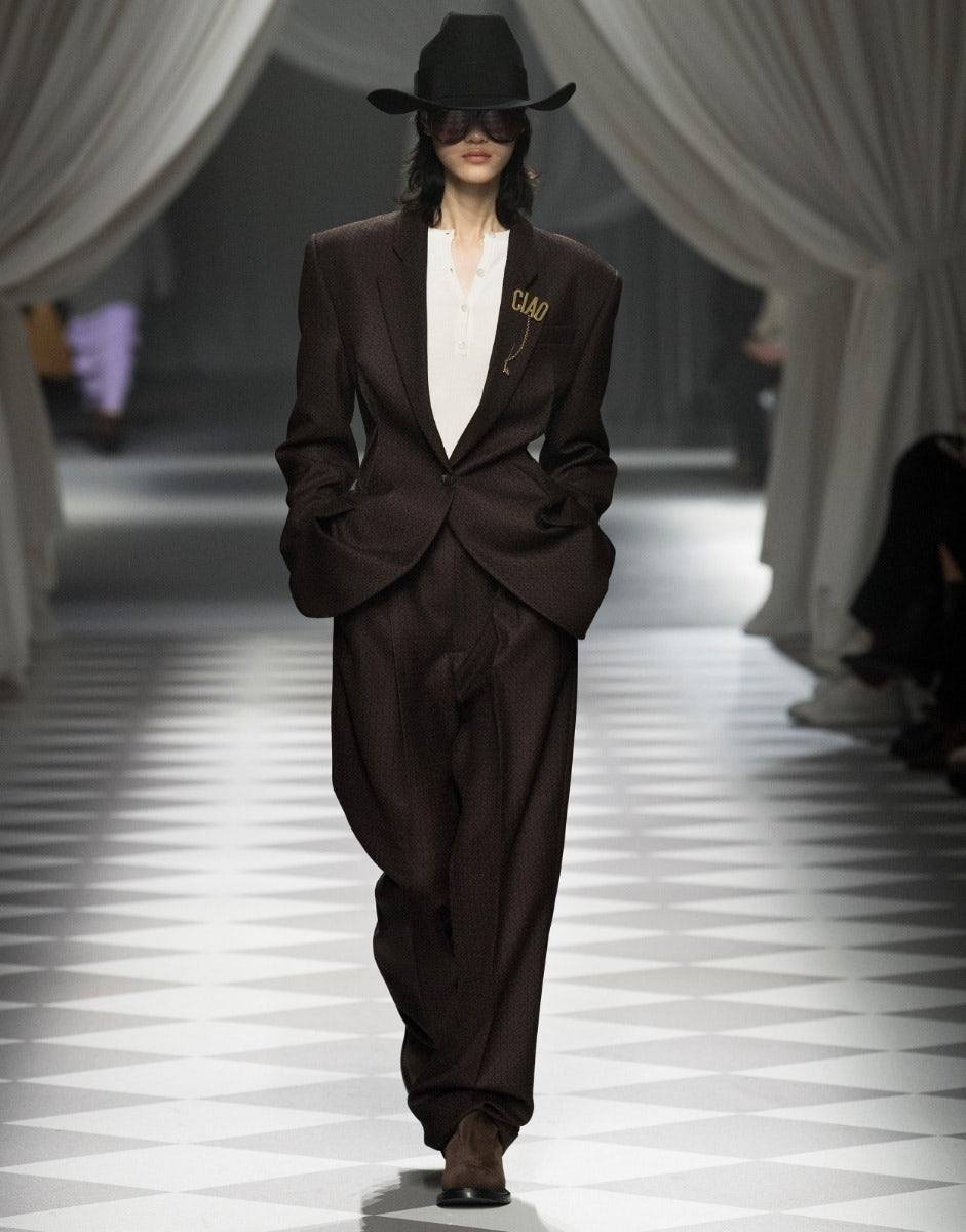 Love Moschino Giacca in lana jacquard Peace Moda