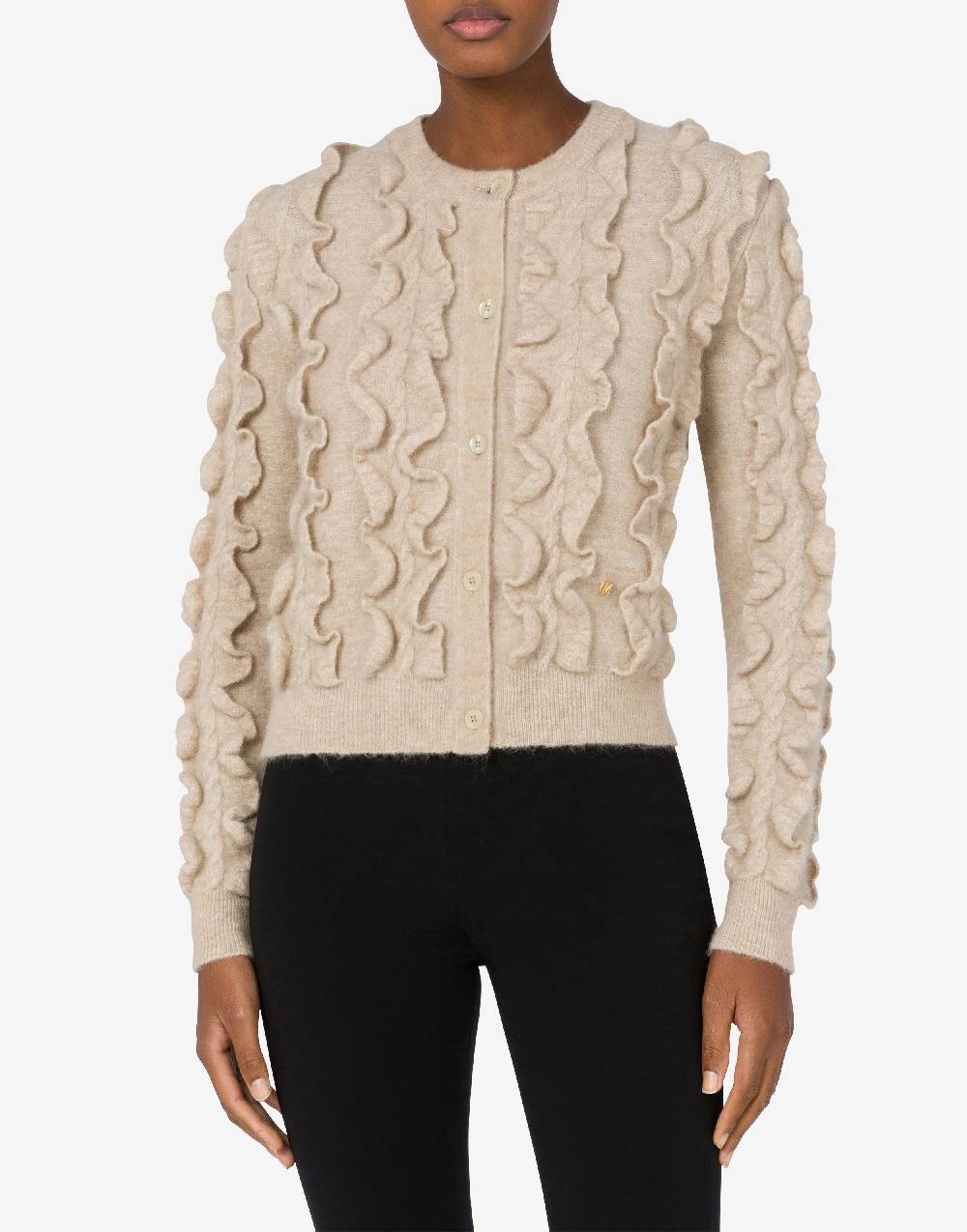 Love Moschino Pullover in mohair stretch Golden M Italy