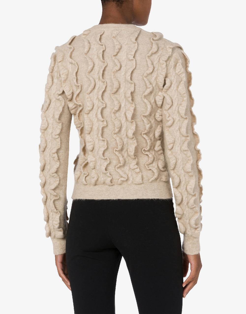 Love Moschino Pullover in mohair stretch Golden M Italy