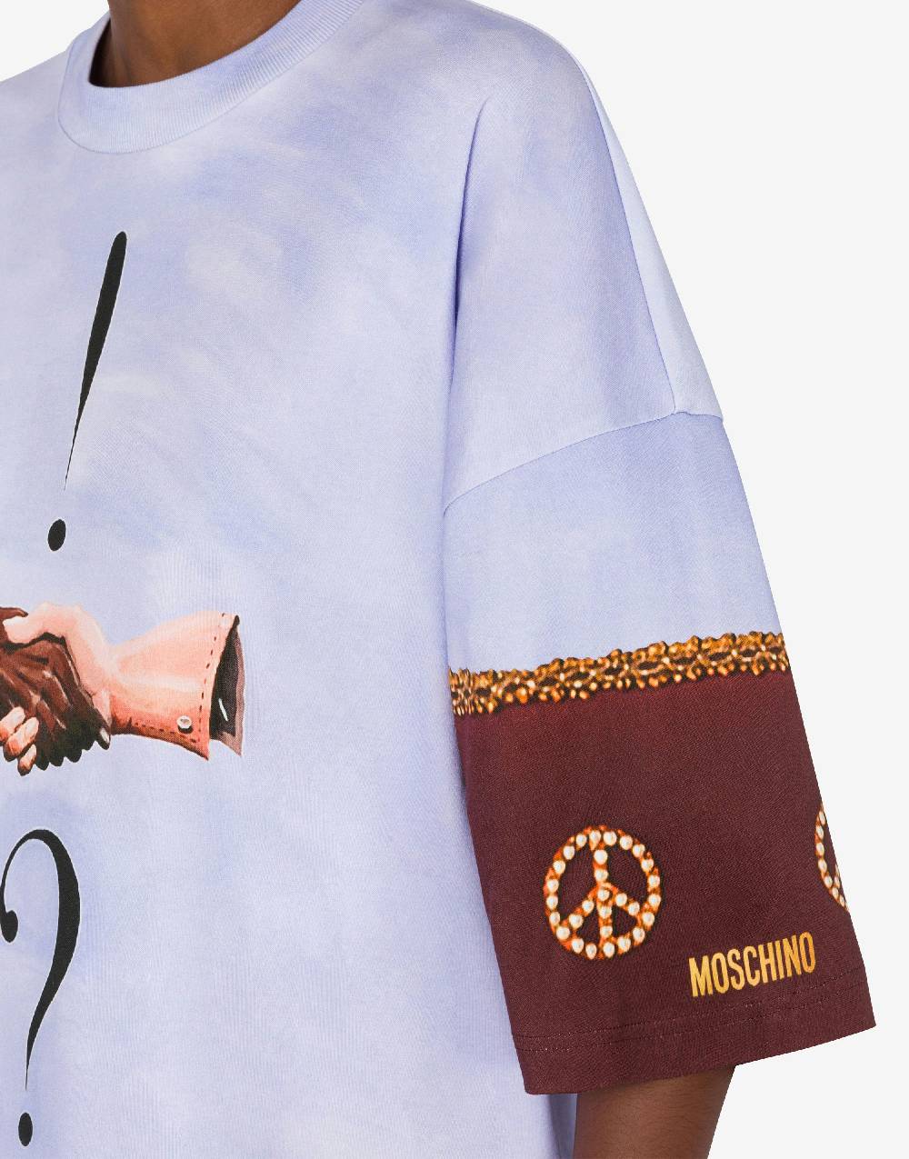 Love Moschino Abito in interlock di cotone Volemosebbene Qualità