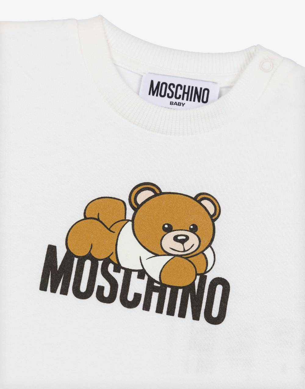 Love Moschino T-shirt in cotone organico Lovely Teddy Bear Spedizione Gratuita