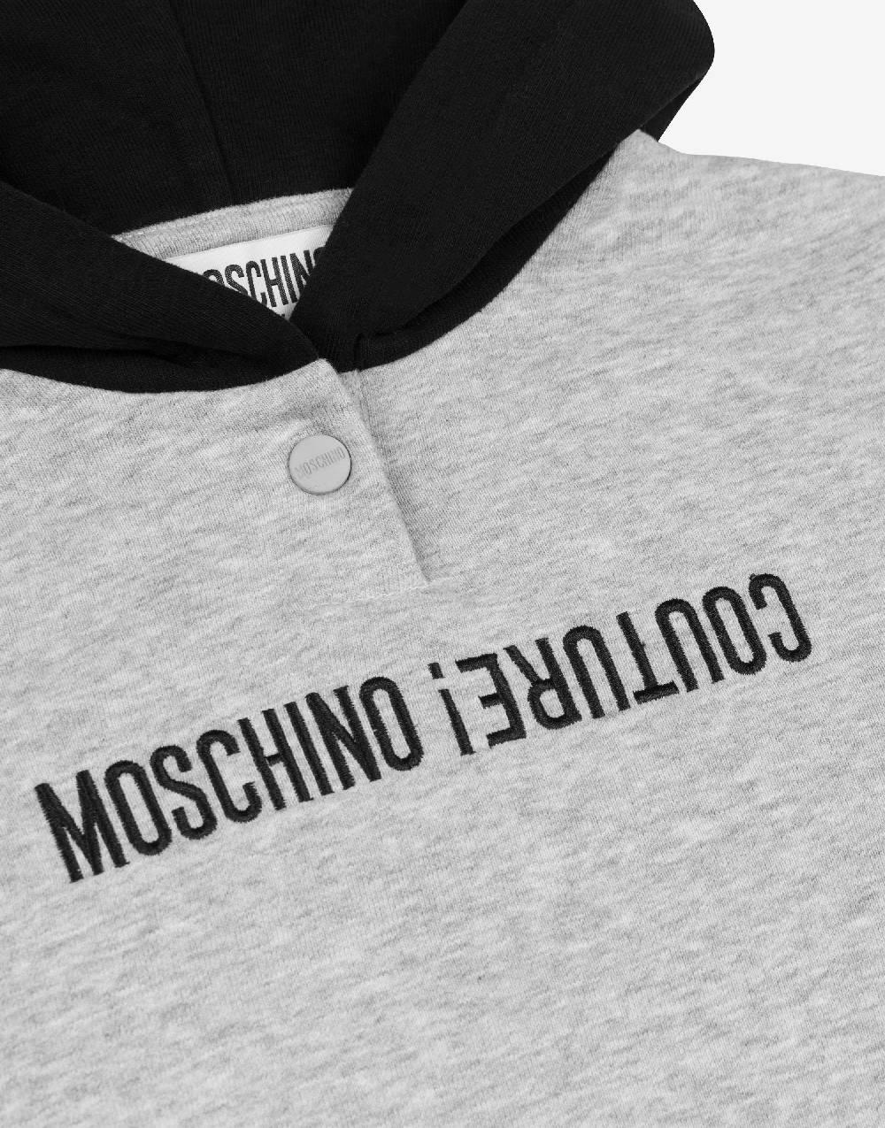 Love Moschino Felpa con cappuccio Upside Down Logo Qualità Garantita