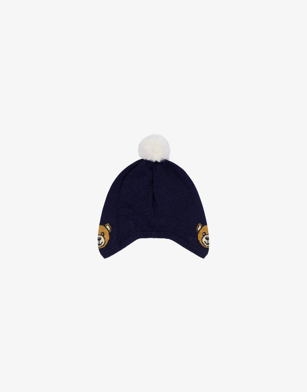 Love Moschino Cappello in maglia Moschino Teddy Bear Consegna Veloce