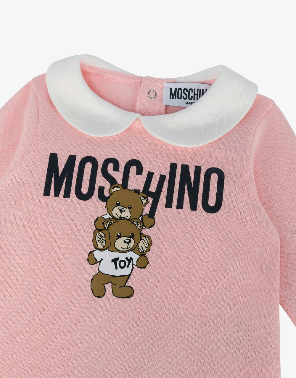 Love Moschino Tutina in felpa Teddy Logo Prezzo Ridotto