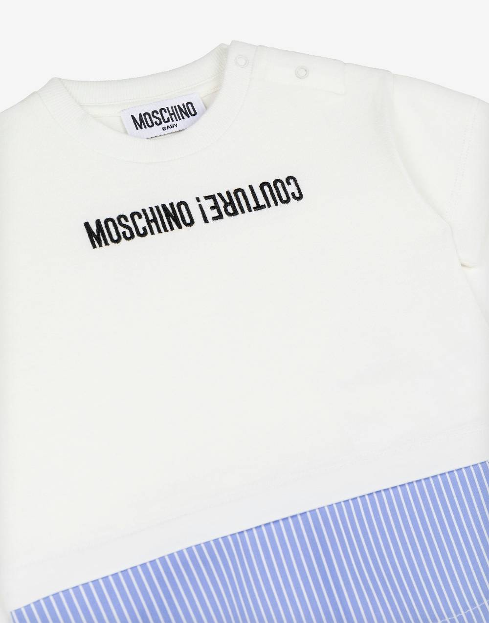 Love Moschino T-shirt in jersey Upside Down Logo Presa