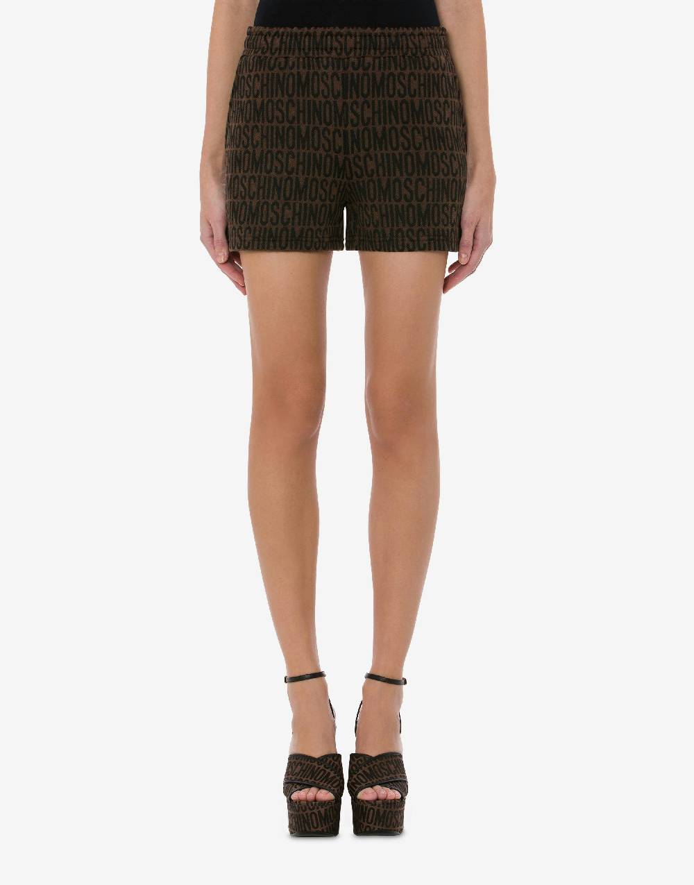 Love Moschino Shorts in felpa Allover Logo 2025
