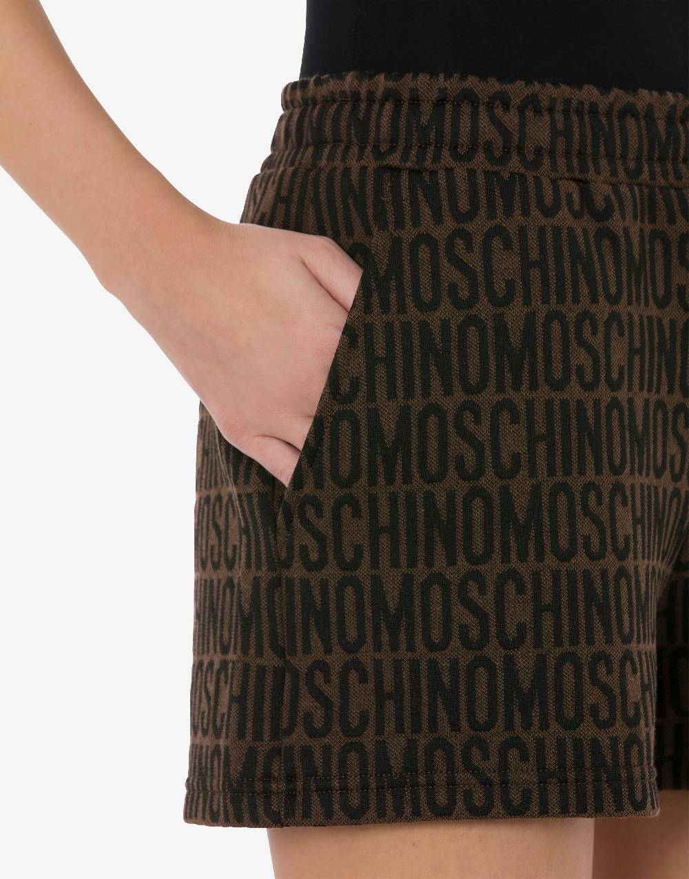 Love Moschino Shorts in felpa Allover Logo 2025