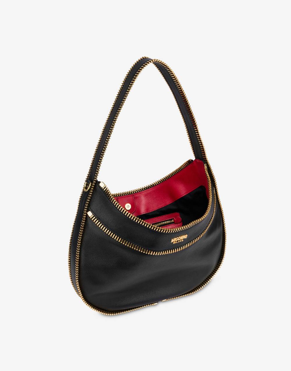 Love Moschino Moschino Rider hobo bag in vitello Prezzo Ridotto