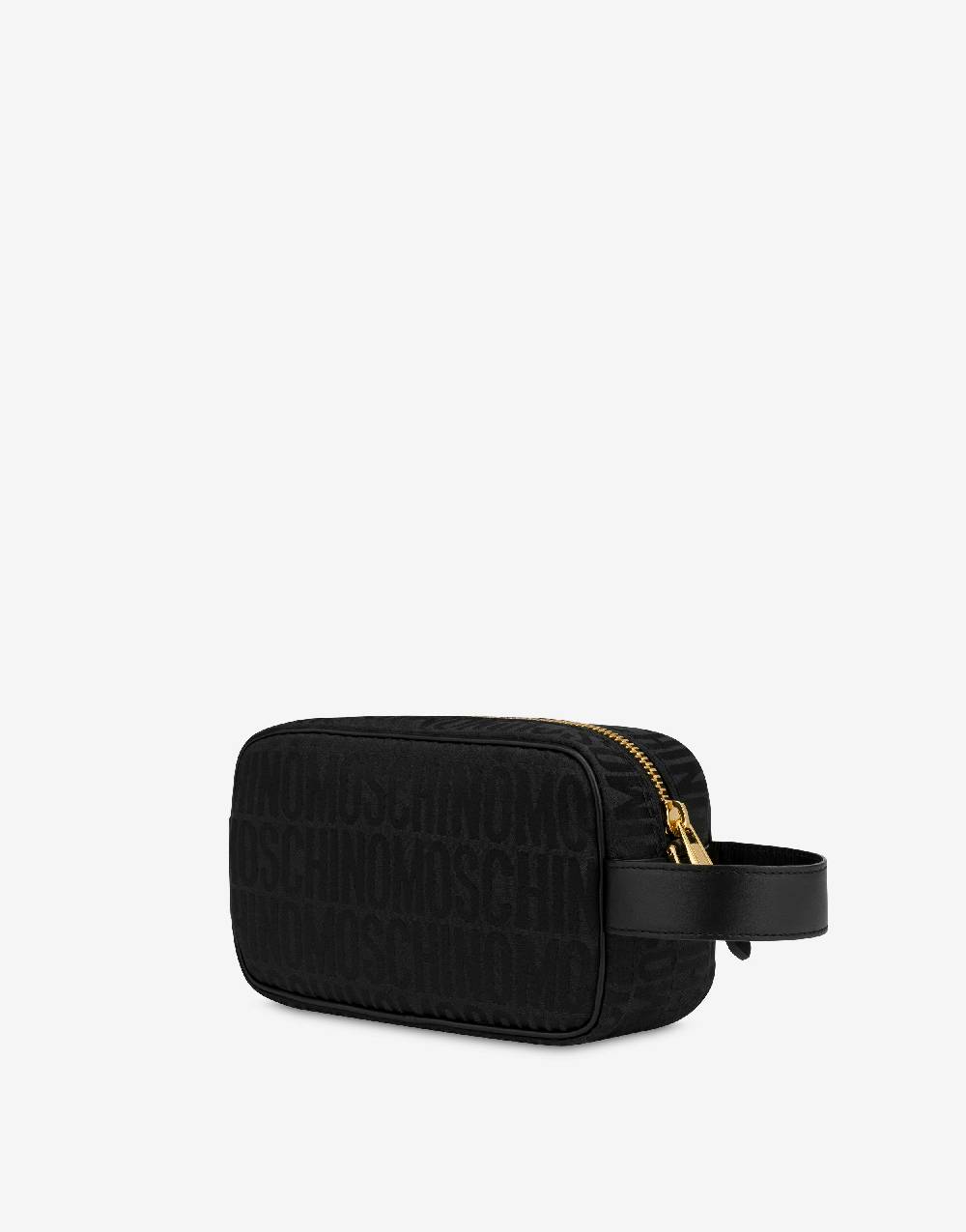Love Moschino Beauty case in nylon Allover Logo Vendite Flash