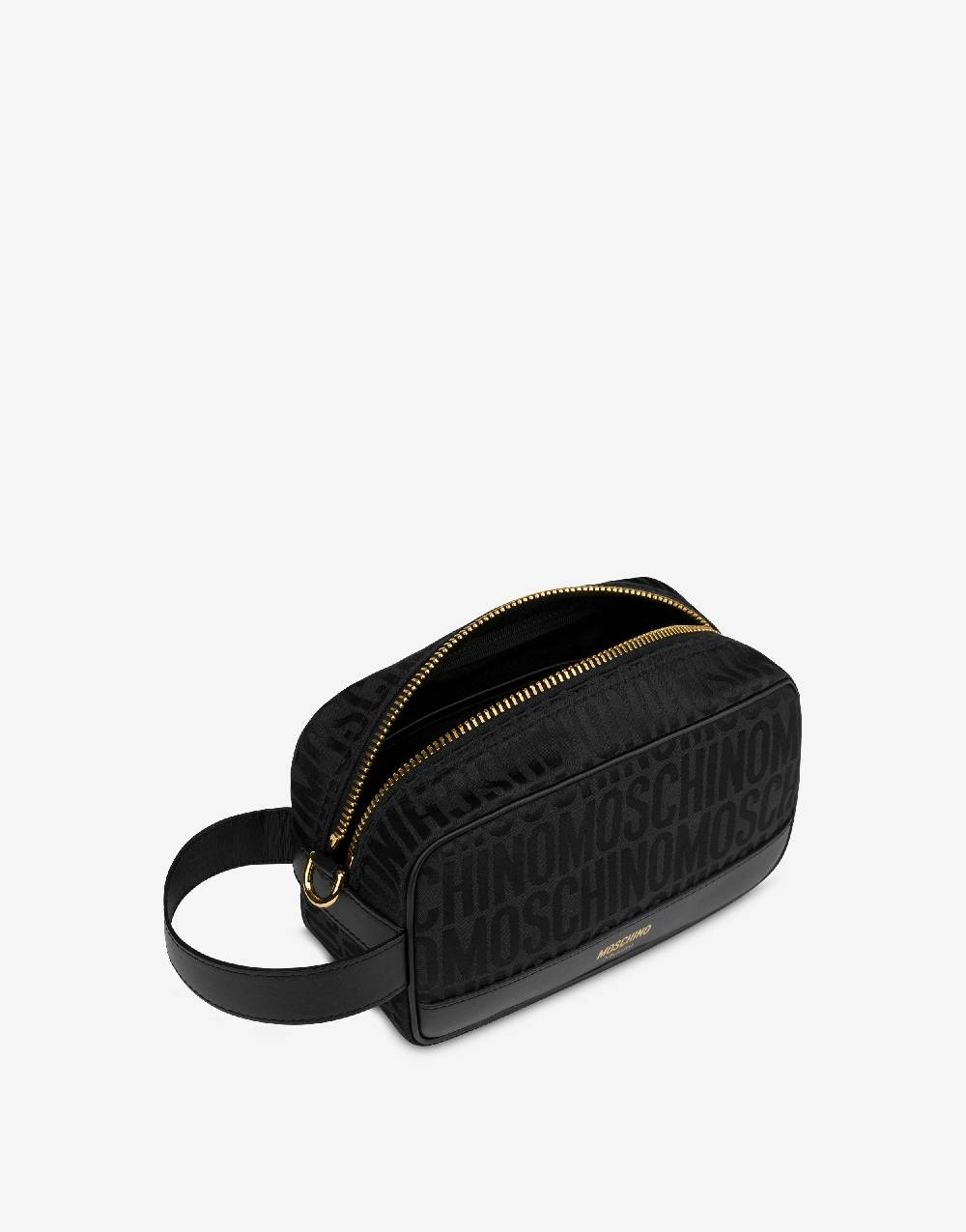 Love Moschino Beauty case in nylon Allover Logo Vendite Flash