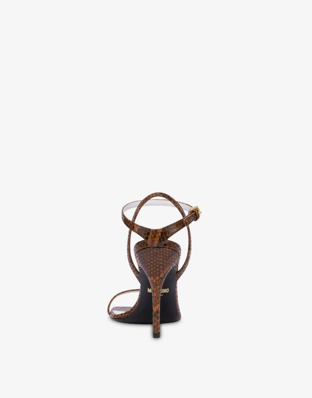 Love Moschino Sandali in vitello stampa pitone Tina Vendita