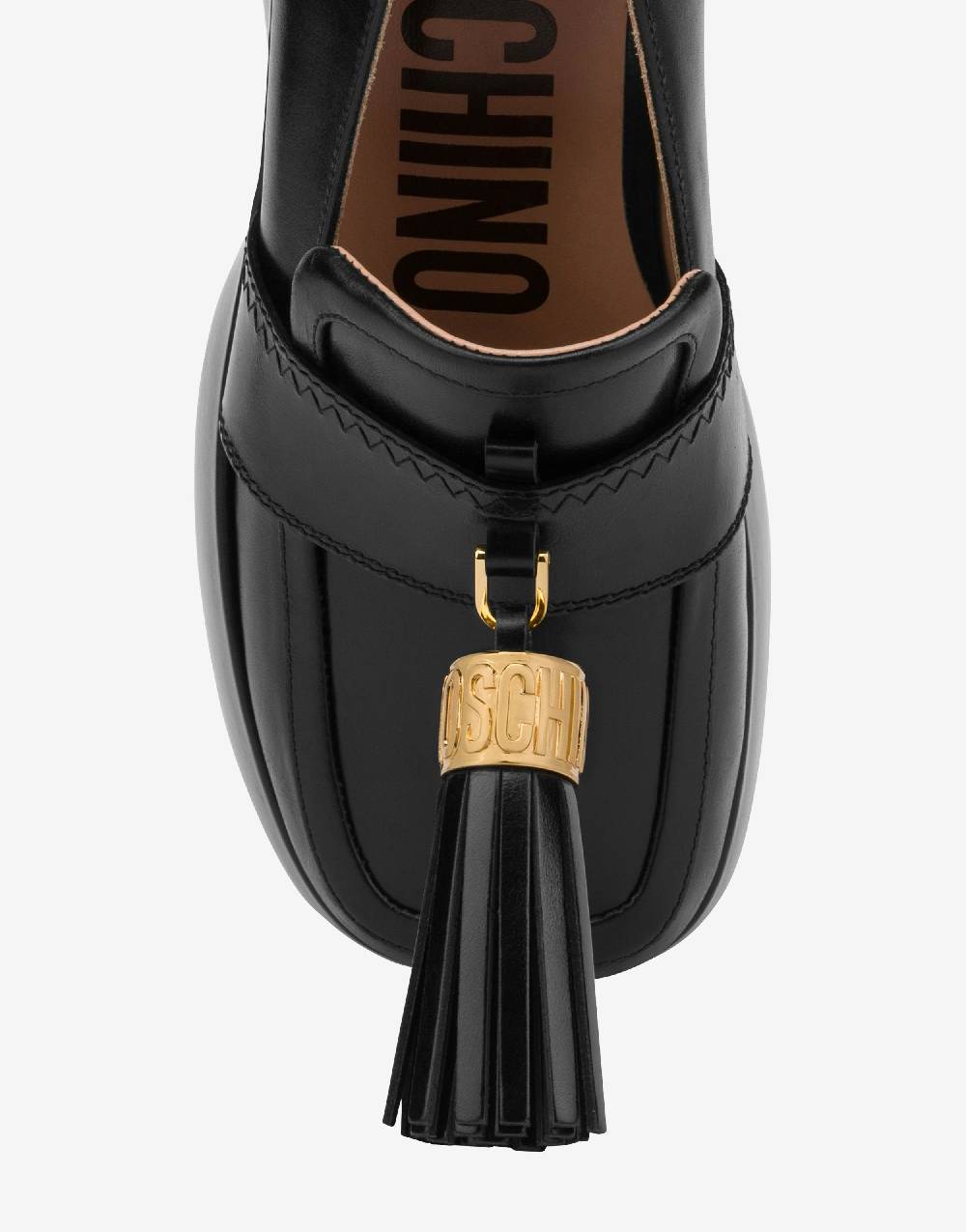 Love Moschino Mocassini in vitello Metal Tassel Qualità Garantita